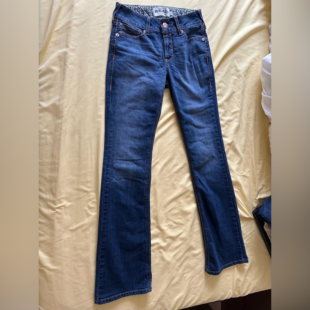 ariat womens jeans - perfect rise - boot cut - 27L